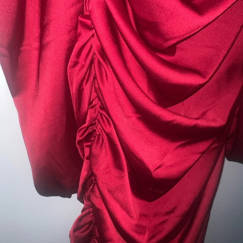 Oh Polly Mini Red Dress - Picture 7 of 8